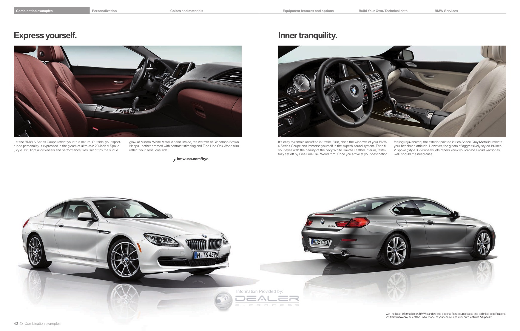 2012 BMW 6-Series Brochure Page 24